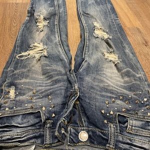 Machine - destressed skinny Jeans
